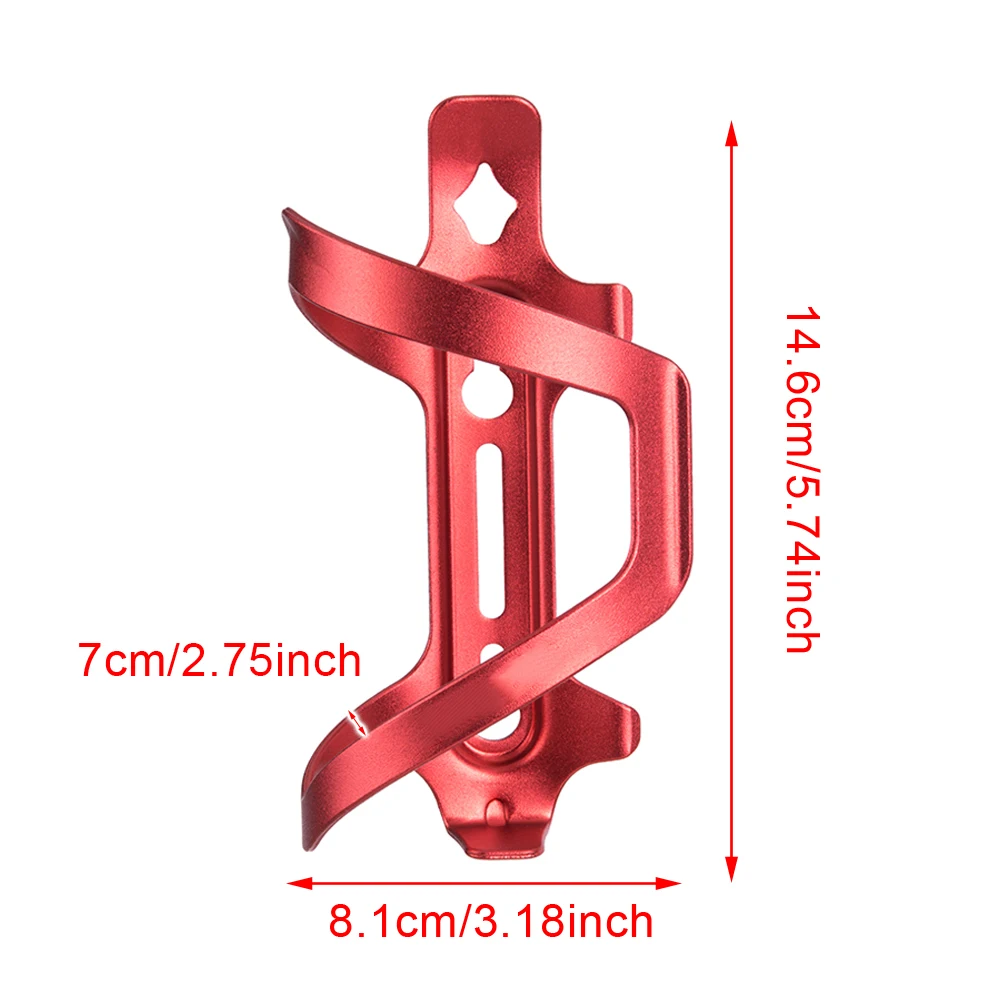 

MTB Bicycle Water Bottle Holder Aluminum Alloy Mountain Bike Bottle Can Cage Bracket Cycling Drink Water Cup Rack Accessories