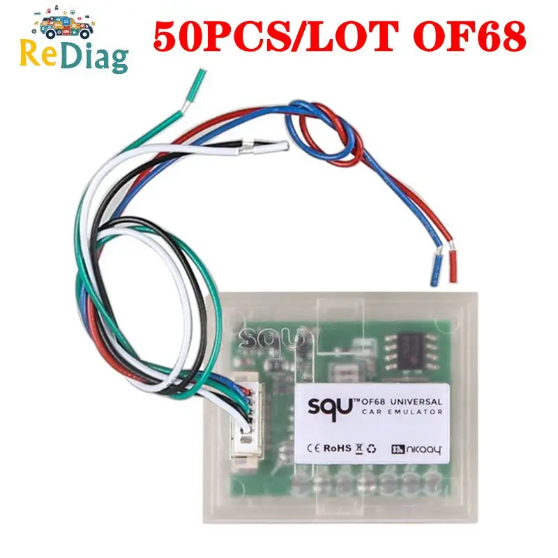 50 шт./лот оптовая продажа мини детали OBDII SQU OF68 эмулятор автомобильного датчика IMMO