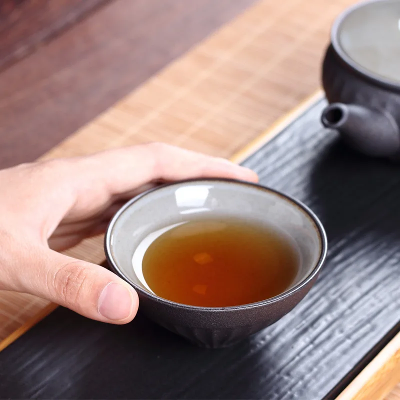 The Japanese Side Pots Set Ceramic Kung Fu Tea A Pot of Two Cups Gift Box with Cup Sets Chinese | Дом и сад