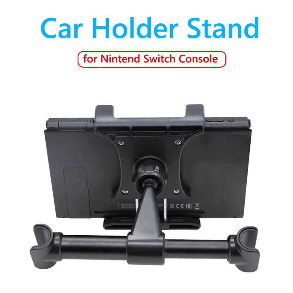 

Автомобильный держатель для подголовника, подставка для консоли Nintendo Switch с поворотом на 360 градусов, регулируемый кронштейн для телефона и ...