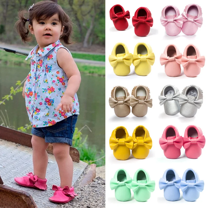 [Быстрая сделка] Модные детские мокасины с бахромой ручной работы на мягкой