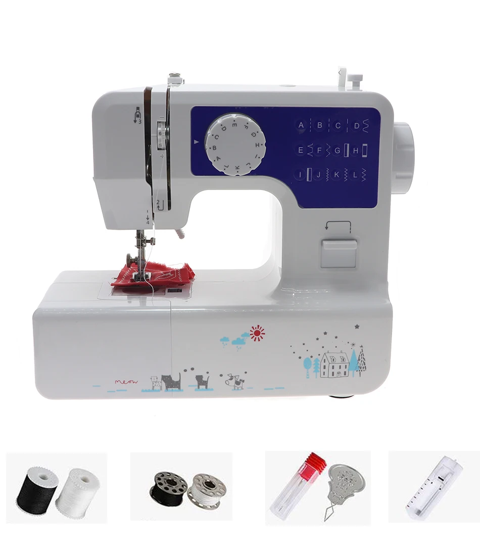

multi-function electric sewing machine home fast sewing needle cordless clothes fabric mini sewing machine with sewing set