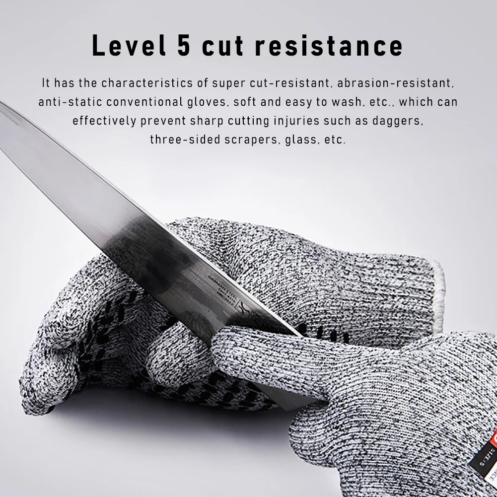

Anti Cut Gloves Safety Proof Stab Resistant Wire Metal Mesh Kitchen Butcher Cut-Resistant Gardening Gloves