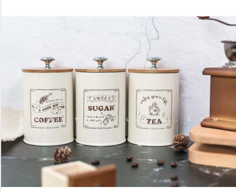 Bamboo Seal jar хранит кофейные банки, чайные банки, банки для сахара, закуски, коробки для сахара, влагостойкое кольцо