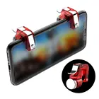 Металлический триггер для смартфона 2 шт.лот R11, мобильный игровой триггер для PUBG, мобильный геймпад, кнопка огня, кнопка прицела, L1 R1, контроллер для стрельбы Pubg