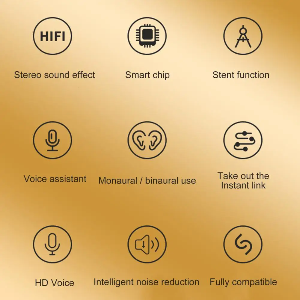 

J22 Bluetooth 5.1 Wireless Rechargeable Touch HD 9D Stereo Bass Earphones Video Game Headphones Sport Headset for Android iOS P