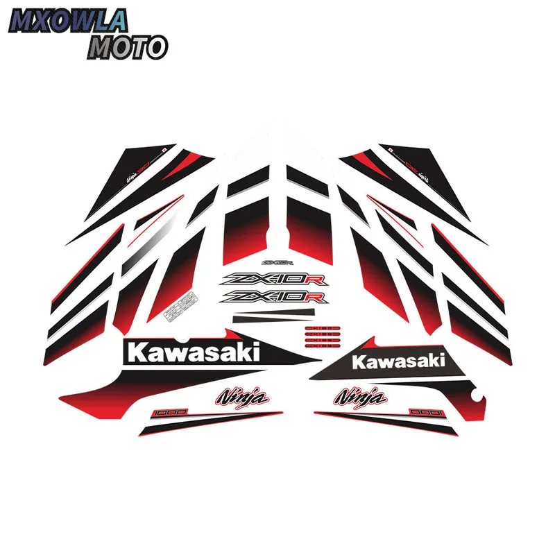

BLUE for ZX10R Ninja 2015year Motorcycle Fuel Tank Sticker Warning Label Full 3M car sticker dark bule