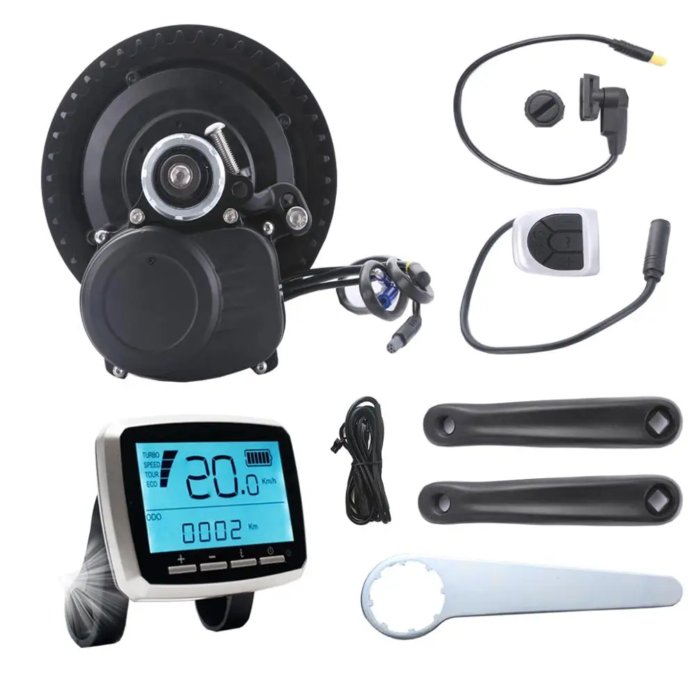 

Germany Stock 36V 250W Ebike kit TSDZ2 Mid Drive Motor with VLCD5