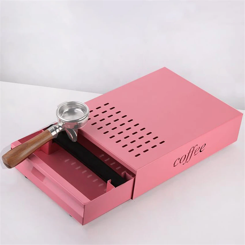 Новинка кофейник эспрессо из нержавеющей стали с выдвижным ящиком шлак для кофе