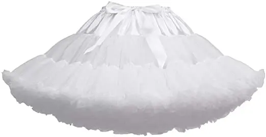 

Women's Petticoat Skirt Adult Puffy Tutu Skirt Layered Ballet Tulle Pettiskirts Dress Costume Underskirt