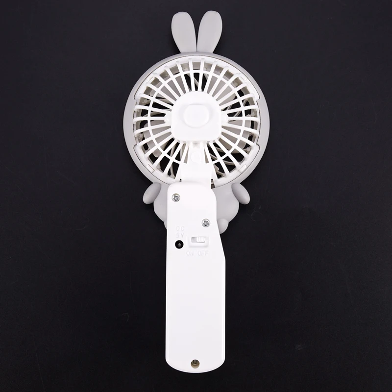 

Handheld Mini Fan Cartoon Animal Fan Portable Rechargeable Fan USB Foldable Fan