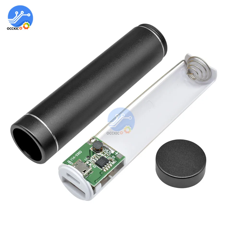 1*18650 зарядное устройство для аккумулятора чехол Корпус внешнего держатель 5 в 1 А