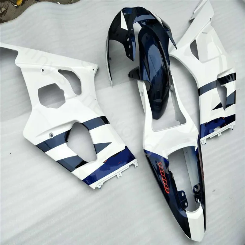 

ABS New blue white black Fairing for A GSXR1000 03-04 K3 GSX-R 1000 2003-2004 mold GSX-1000R 03 04 2003 2004