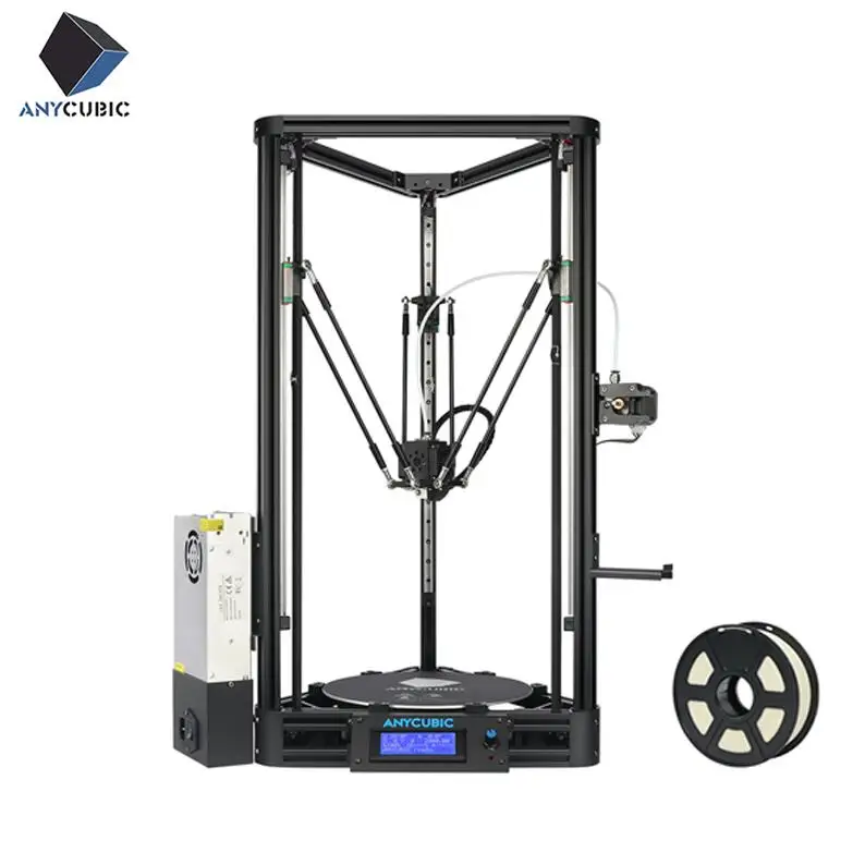 ANYCUBIC Kossel 3d Принтер шкив линейный собранный с автоматическим выравниванием большой 3D печати Impressora 3d комплект принтера - Цвет: Linear Plus