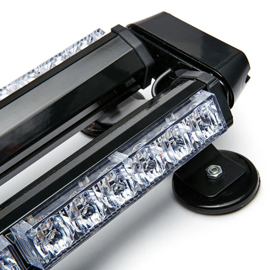 

54 LED 12V Amber Car Trailer Roof Top Emergency Warning Strobe Light Bar, High Intensity