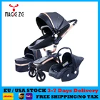 Детская коляска 3 в 1, детская коляска с высоким ландшафтом, детская коляска
