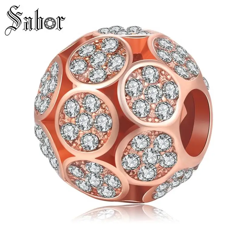 Бусины розового золота уникальные хрустальные бусины стразы кабошон с большим