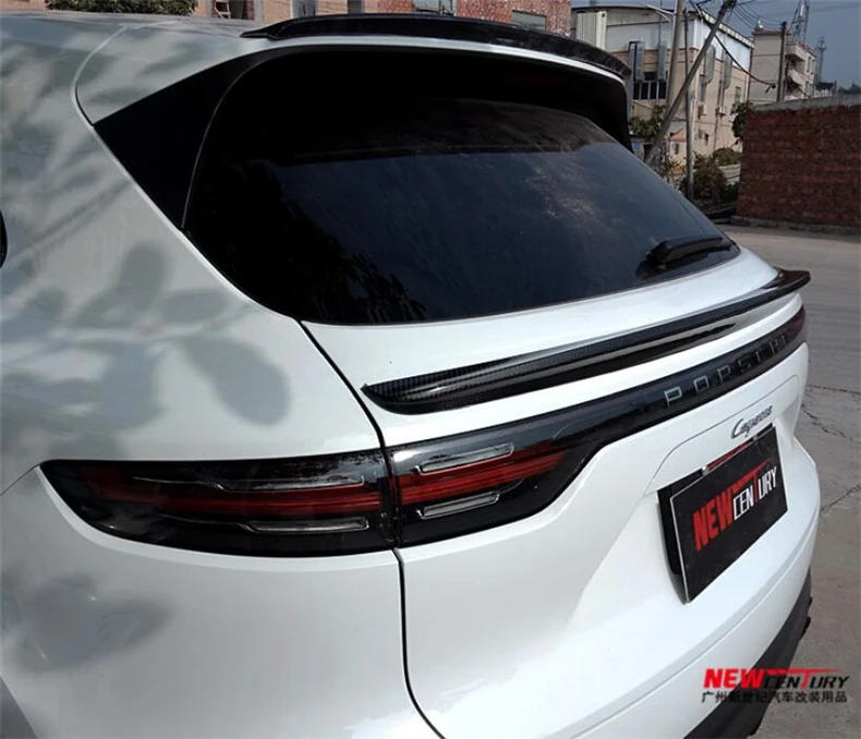 Спойлер из углеволокна для Porsche Cayenne Спойлеры-крылья высокого качества аксессуары для модификации автомобиля
