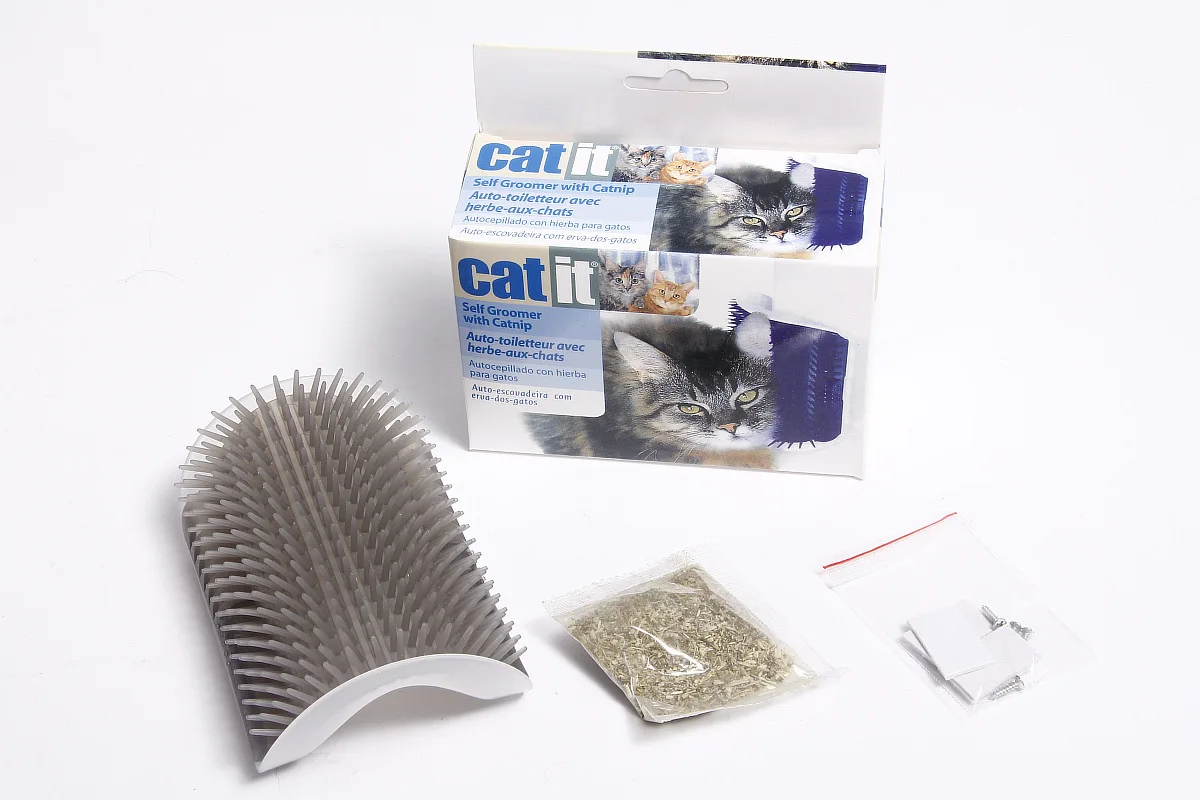

Corner Massager Pet Cat Rubbing Hair Device Cat Rubs Itching Massage on Its Own
