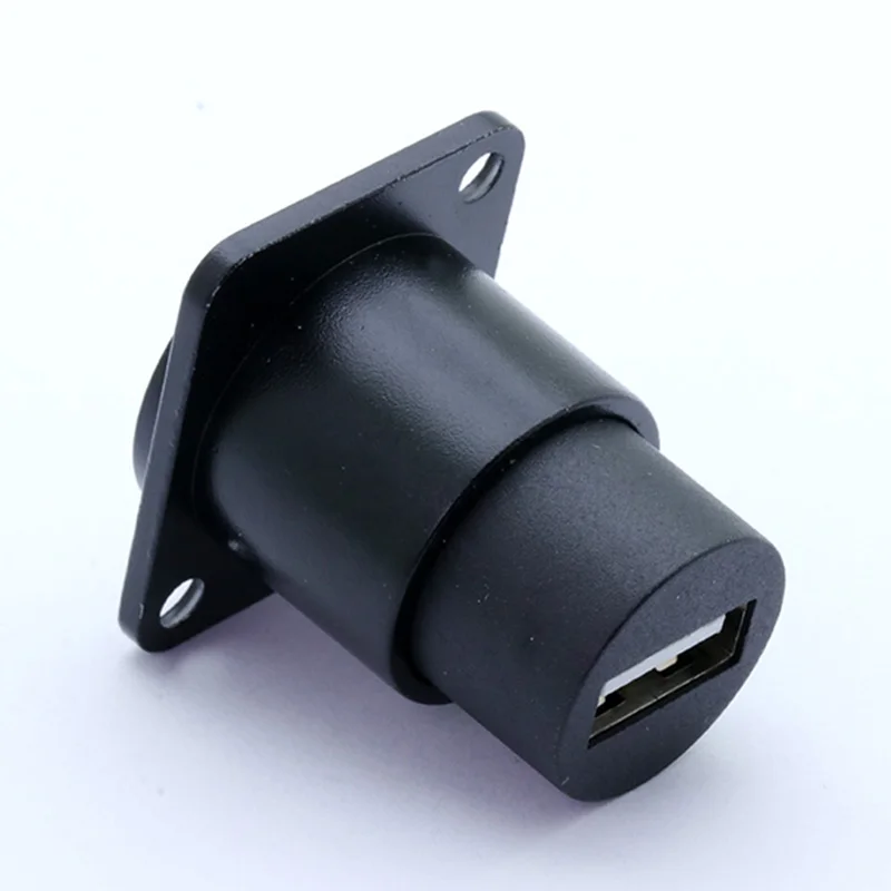 1 шт. D-type USB 2,0 прямой модуль шасси Монтажный разъем аудио разъем аксессуары для динамиков комплекты