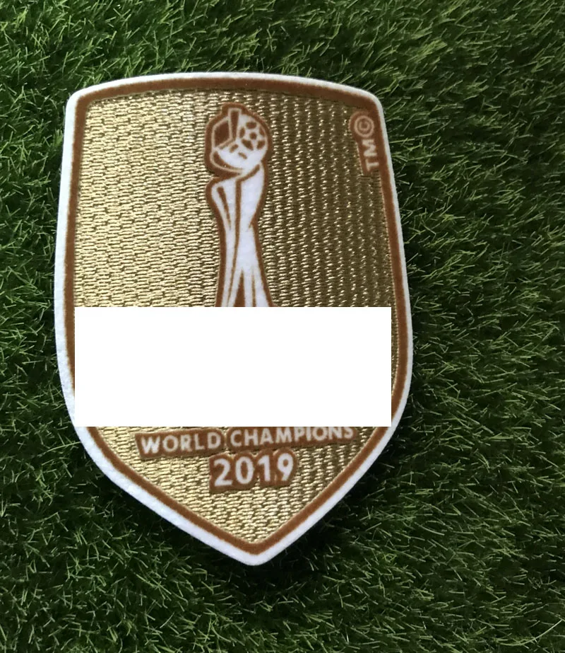 2019 женский патч чемпионов Кубка мира для женских США стандартный