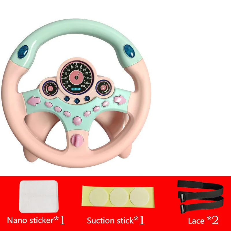 

Kids Driving Interactive Toy Direction Baby Light Sound Simulation Driving Toy Simulation Steering Wheel Educational Toy Gift