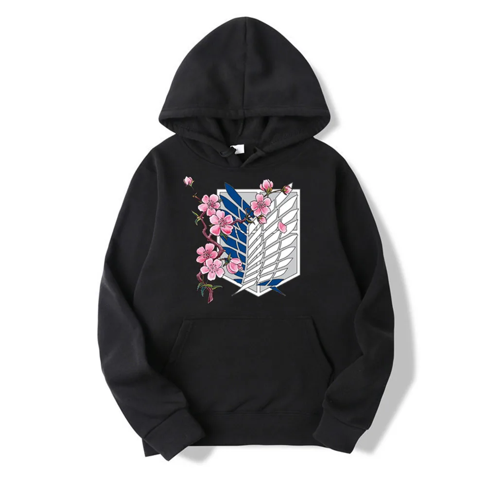 Толстовка мужская с цветочным принтом повседневный свитшот длинным рукавом