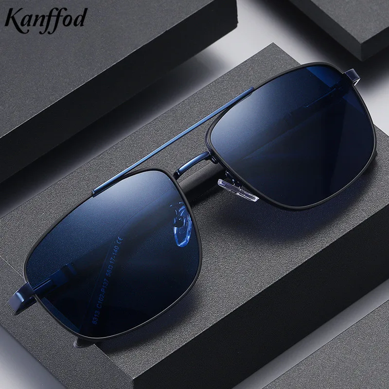 

Kanffod 2021 New Retro Polarized Sports Sunglasses Men TAC Lenses Outdoor Classic Brand Sunglasses Anti-Glare Driving Glasses