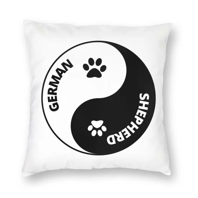 

Скандинавская немецкая овчарская собака, папа, подушка, чехол 40x40 см, чехол для дивана, роскошный флуоресцентный волк, Чехол на подушку