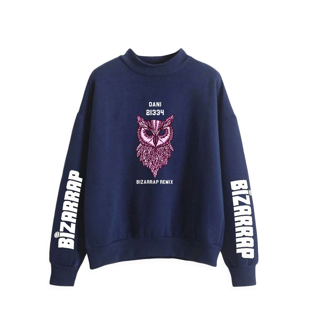 WAWNI Bizarrap водолазки Повседневное топы тонкая толстовка в стиле хип хоп Толстовка