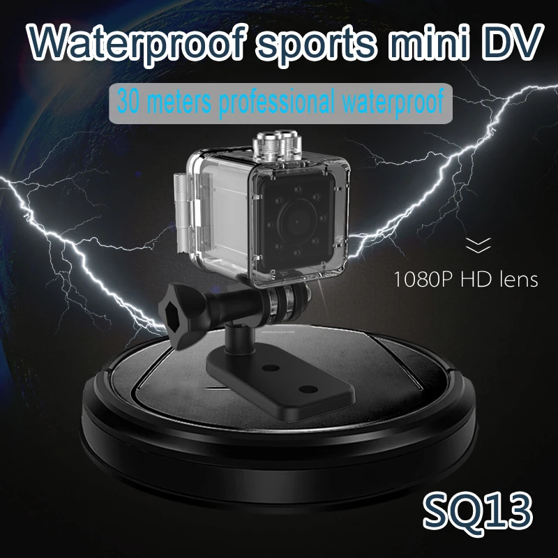 HD Wi Fi мини камера SQ13 1080P широкоугольная Водонепроницаемая видеокамера DVR
