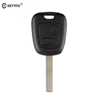 Новинка, запасной чехол KEYYOU для ключа с 2 кнопками для Toyota AYGO, аксессуары для автомобиля, чехол для ключа без логотипа