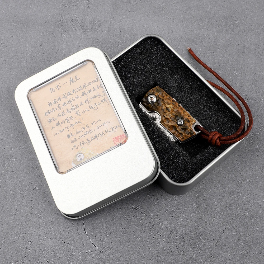 Тактический уличный складной нож дамасская Волшебная фасоль ручка из коровьей