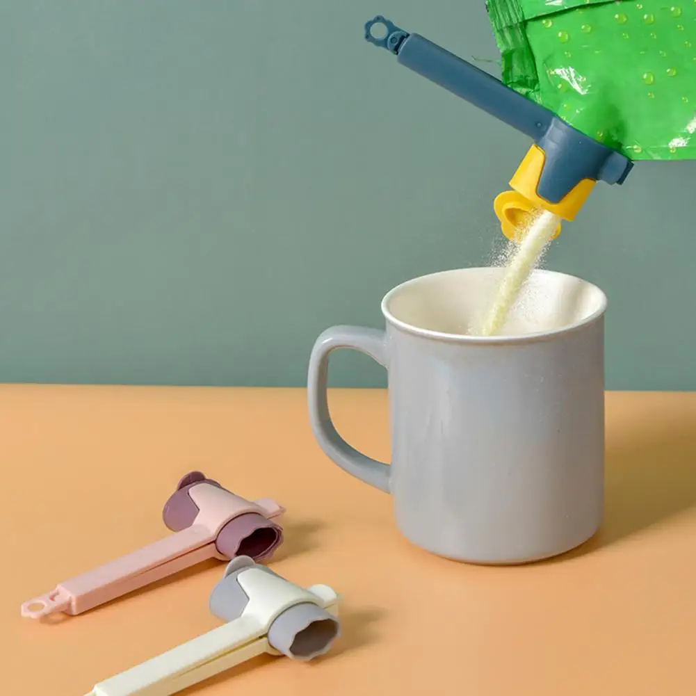 

Практичный герметик для закусок, зажим-пакет для хранения молочного порошка, товары для дома, кухонный инструмент для удобства