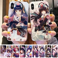 toplbpcs game genshin impact yun jin phone case for iphone 11 12 13 mini pro xs max 8 7 6 6s plus x 5s se 2020 xr case