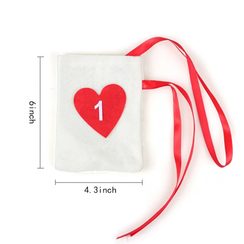 Рождественский Адвент календарь 24/31 дней подвесная гирлянда конфета подарок