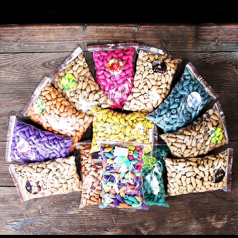 Оптовая продажа конусы для благовоний с обратным потоком 50 г/200 г/500 г/1000 г