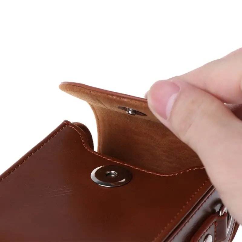 Сумка из искусственной кожи для камеры защитный чехол с плечевым - Цена: 409.16