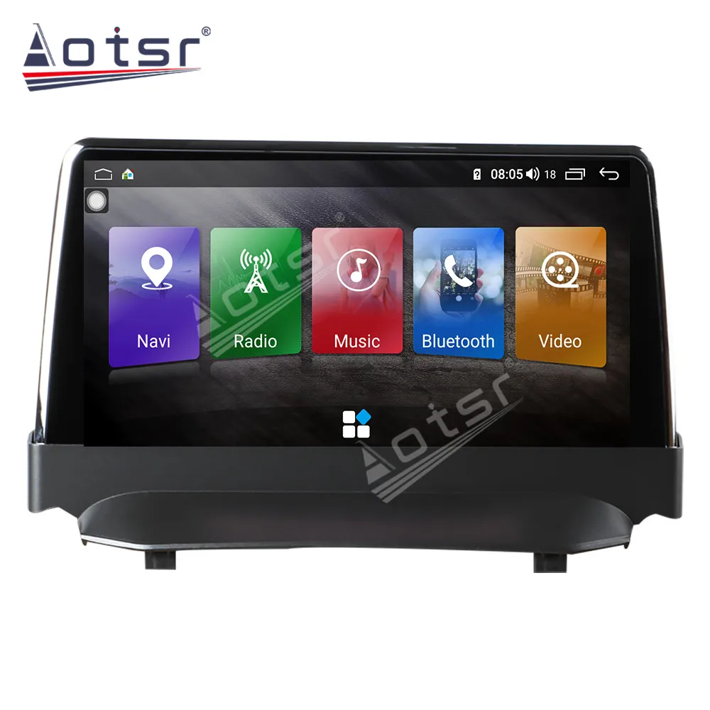 Android 9 0 32 ГБ/64 ГБ Автомобильный GPS Navi авто стерео для ford Fiesta 2008-2016 магнитофон