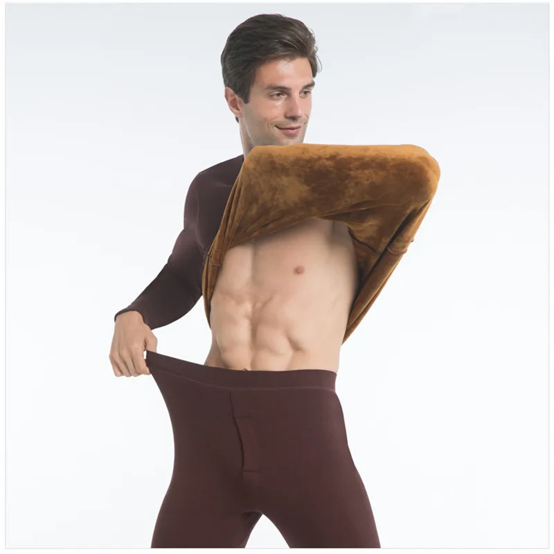 Мужской комплект термобелья для мужчин зимние теплые кальсоны Зимняя Теплая