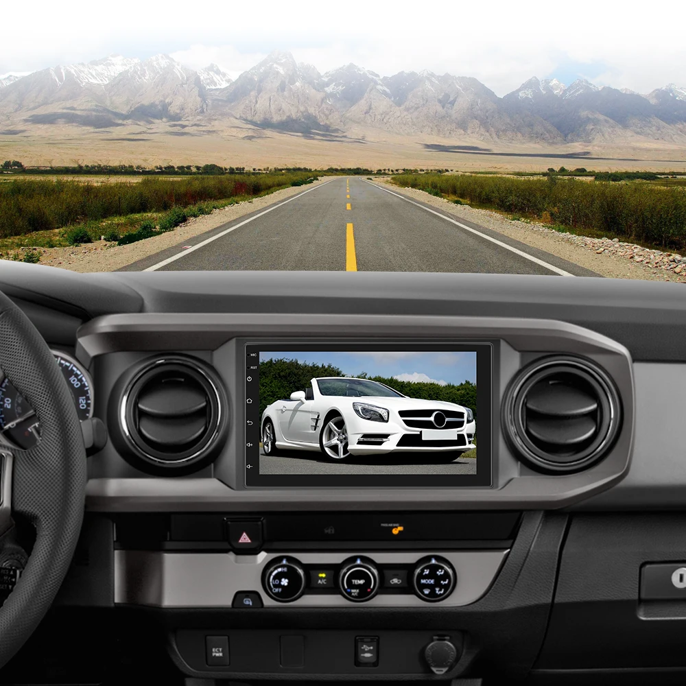 Автомагнитола AMPrime 7 дюймов Android 10 1 GPS-навигация Bluetooth Wi-Fi | Автомобили и мотоциклы