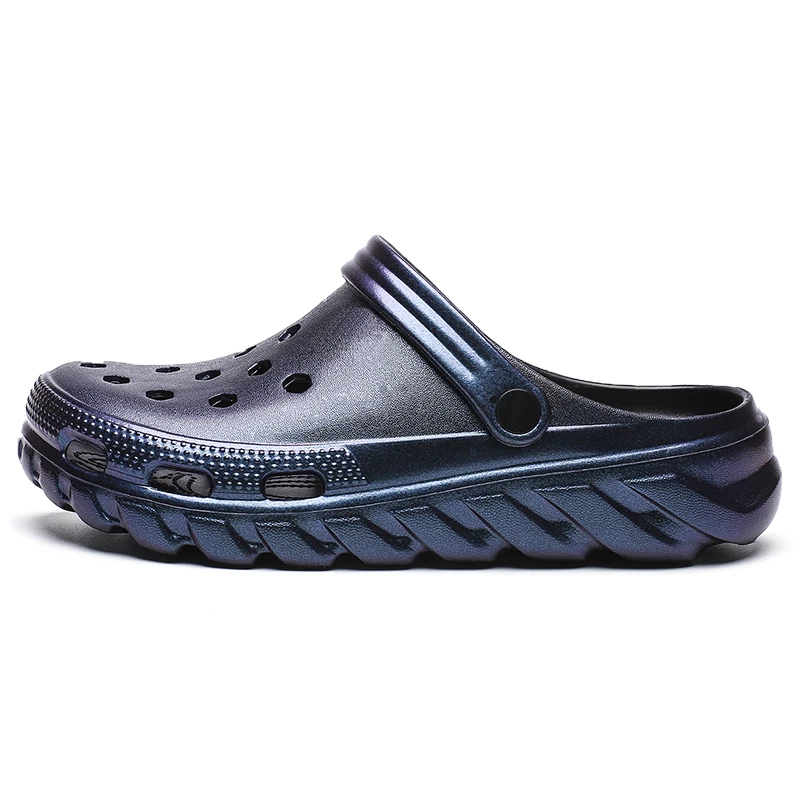Мужские сандалии Обучающие с отверстиями Резиновые Садовые туфли унисекс из ЭВА