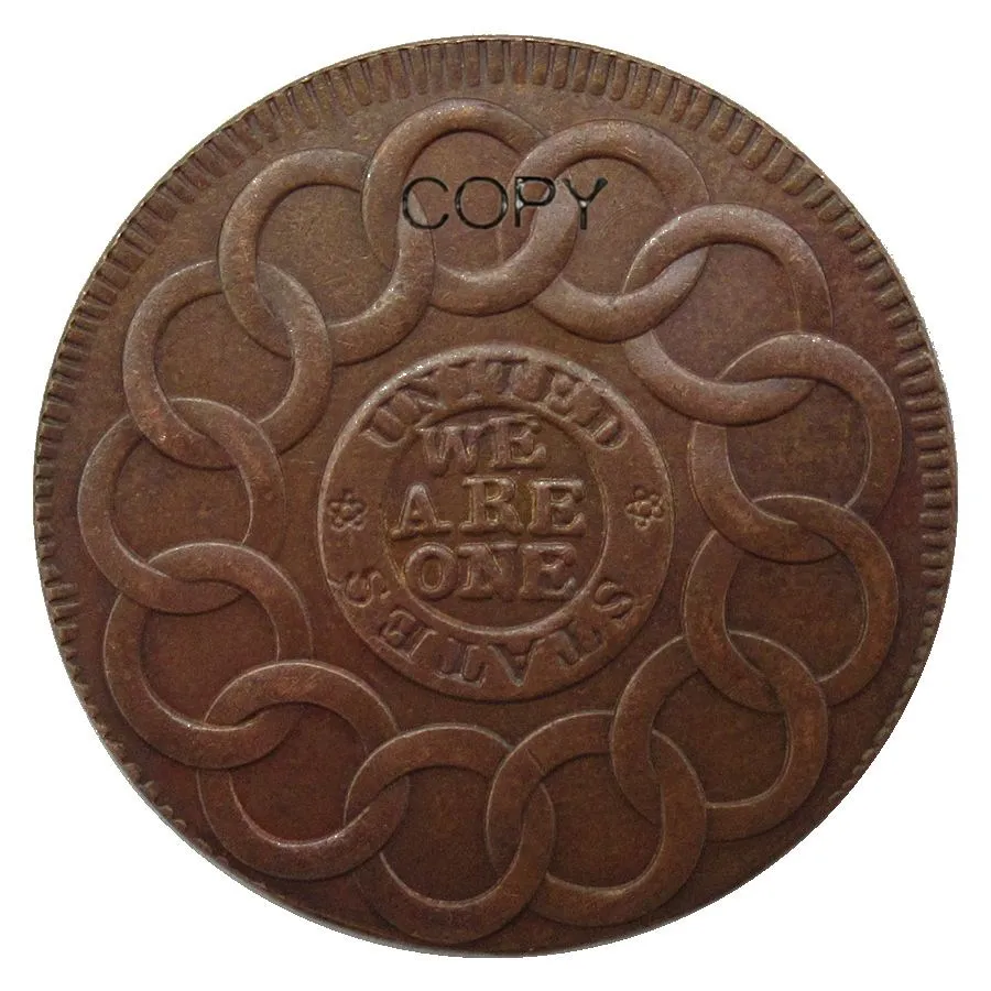 Копия медной монеты США 1 цент беглевик 1787 | Дом и сад