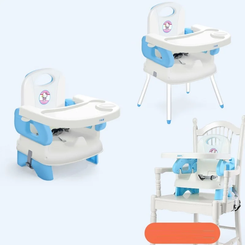 Детский высокий стул портативный складной для еды домашний обеденный стол
