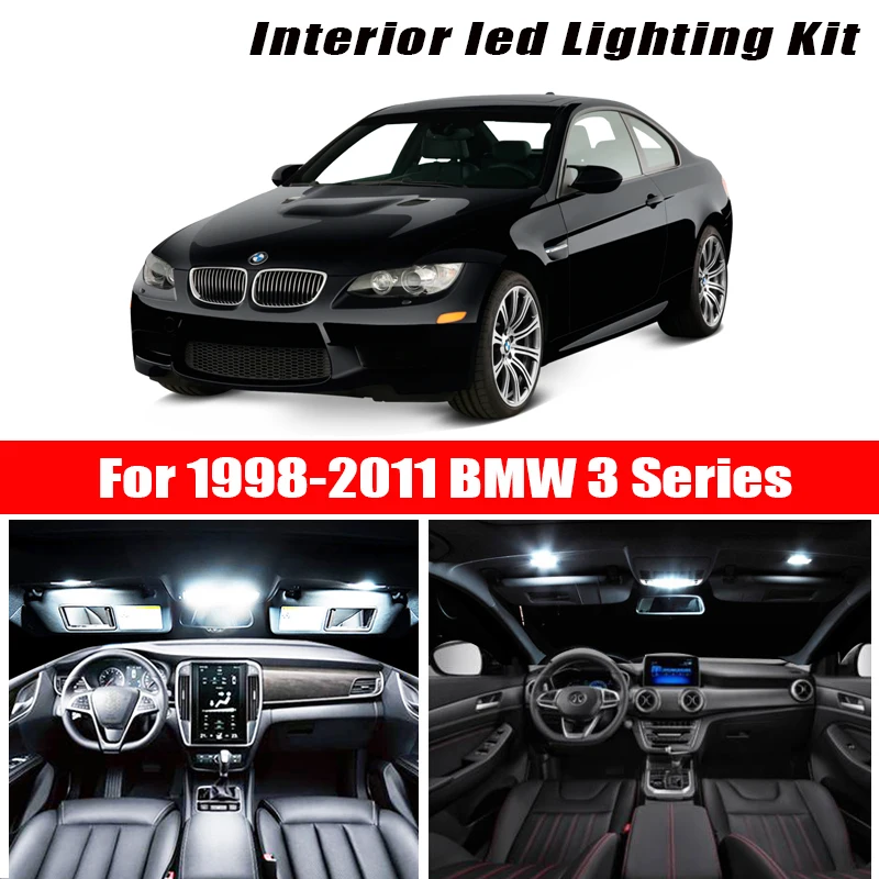 Белый автомобильный светильник для BMW 3 серии 1998 2011 Canbus без ошибок светодиодный