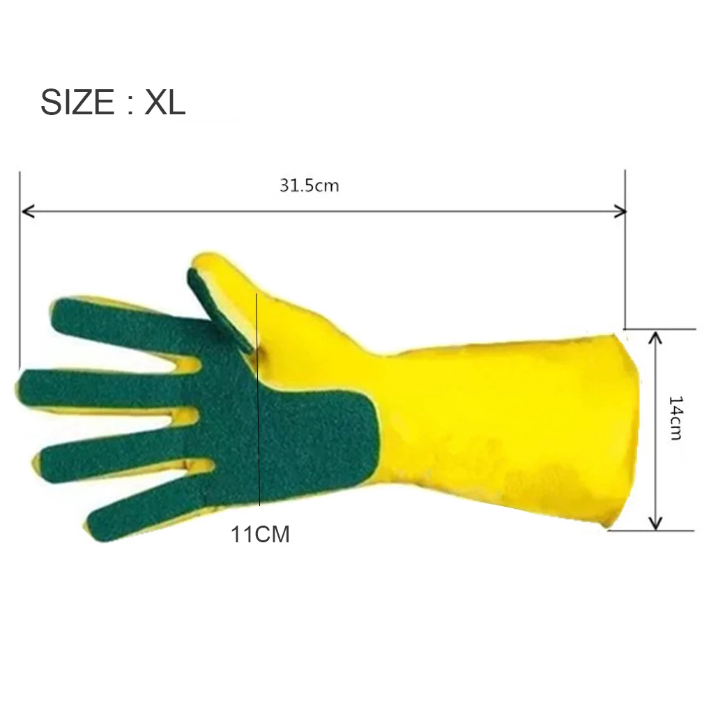 1 пара резиновые перчатки для мытья посуды|Бытовые перчатки| |