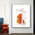 The Lion King Moive классические цитаты постер Rember Who You Are Disney Акварельная Печать холст картина для комнаты декор для детской комнаты