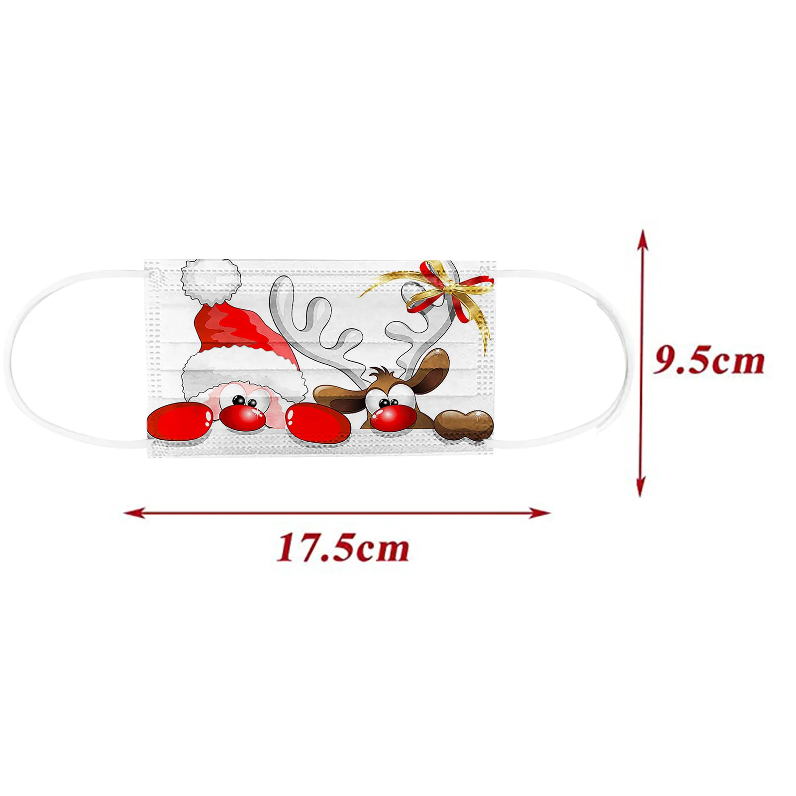 

10/20/50PCS Adult's Mask Disposable Christmas High Quality Mask Outdoor 3ply Earhook 10pc Mascarilla Mscara For Men Women