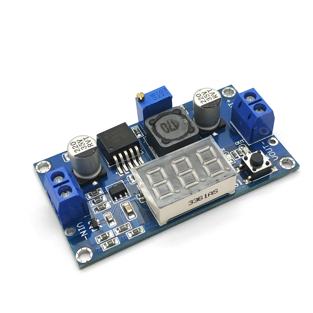 LM2596 DC понижающий модуль 4 0 ~ 40 В до 1 25 37 в Регулируемый регулятор напряжения со