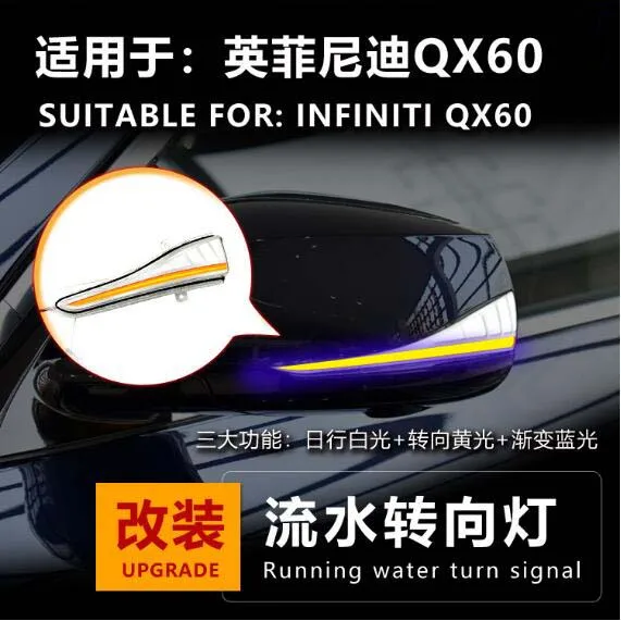 

2 шт./лот динамическая подсветка для зеркала заднего вида Infiniti QX60